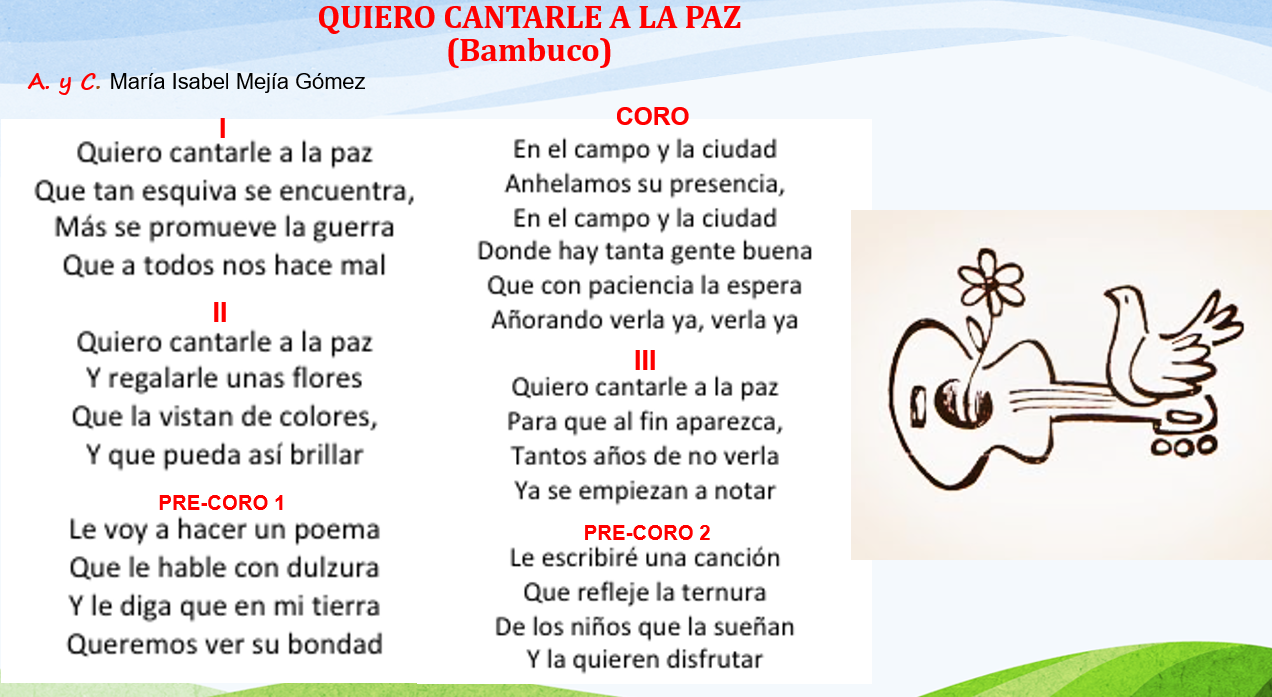 Letra de la canción